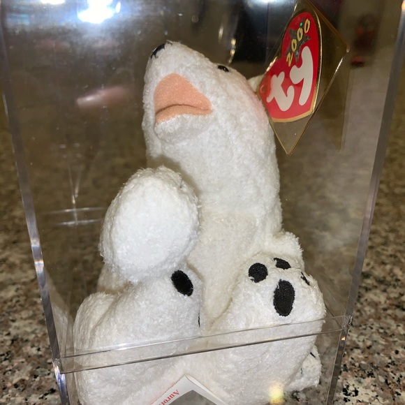 TY Beanie Babies 2000 Aurora Polar Bear - Picture 5 of 8